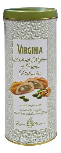 Biscoito Amaretti Com Creme De Pistache Virginia 160g