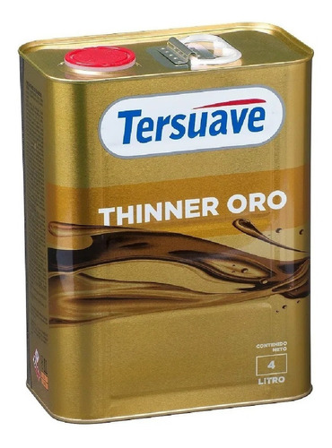 Diluyente Thinner Tersuave Sello De Oro X 4 Lts