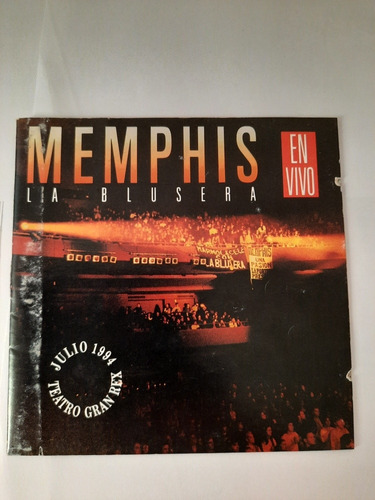 Memphis La Blusera - En Vivo 1994 Cd Made In Usa