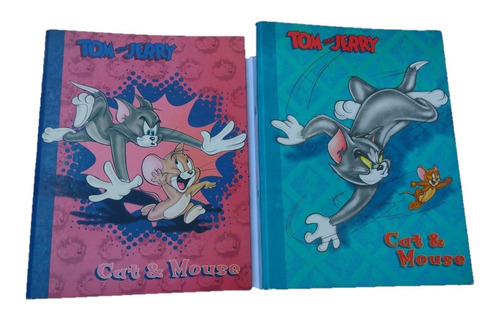 Carpeta Oficio 2 Aros Mag Cartone Tom Y Jerry Retro Vintage