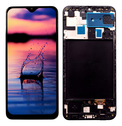 Tela Touch Frontal Compatível Samsung A30 - Cor Preto