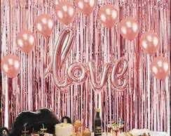 Imagem 3 de 3 de Cortina Metalizado 1mx2m Para Festa E Casamento