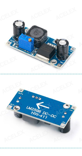 4 Módulo Conversor Dc/dc Step Down Lm2596 Dc-dc Arduino Pic