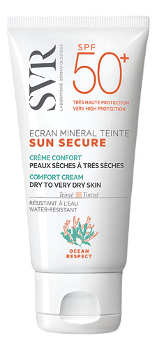 Sun Secure Mineral Teinté Spf 50 + Svr Piel Seca A Muy Seca