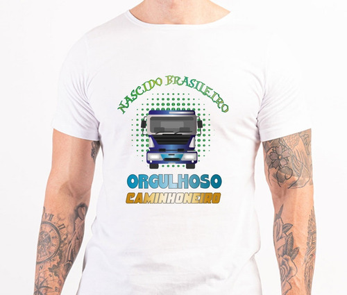 Imagem 3 de 6 de Camiseta Para Caminhoneiro - Orgulhoso Caminhoneiro