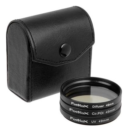 Kit Filtros De Camara Fotodiox 49mm Con Estuche