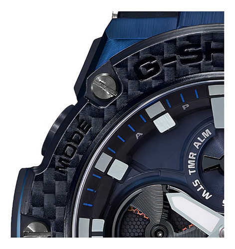 Reloj Casio G-shock G-steel Gst-b100xb-2a Original Ghiberti Color de la correa Negro Color del bisel Negro Color del fondo Negro