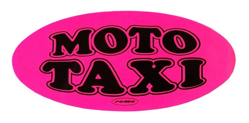 Imagen 4 de 6 de Aviso De Moto Taxi Tipo Chicle