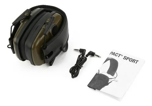 Auriculares Tácticos Electrónicos Antiruido Con Orejeras De
