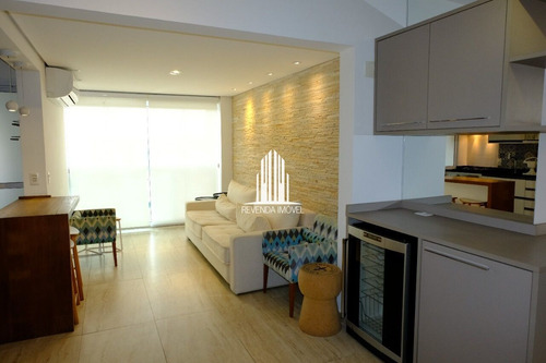 Imagem 4 de 11 de Apartamento No Brooklin Com 70m² Com 1dormitório 1 Suite 1 Vaga - Br25004