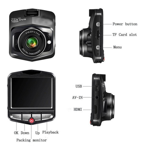 Dash Cam Camara Auto Hd Baic X55