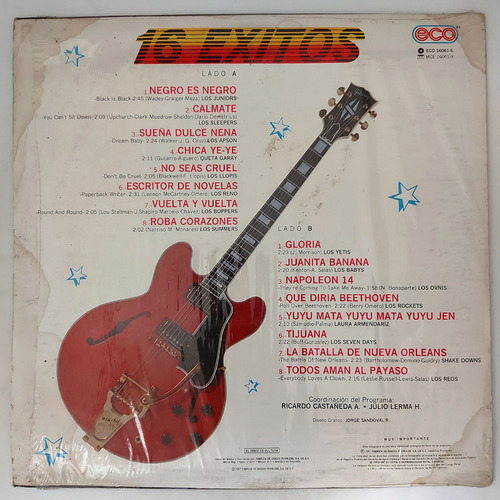 Varios Artistas - Inolvidables De Los 60's Vol.2 Lp