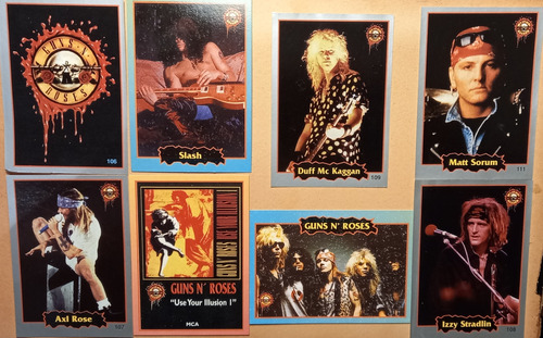 Guns N' Roses 8 Figuritas De Epoca Decada Del '90.