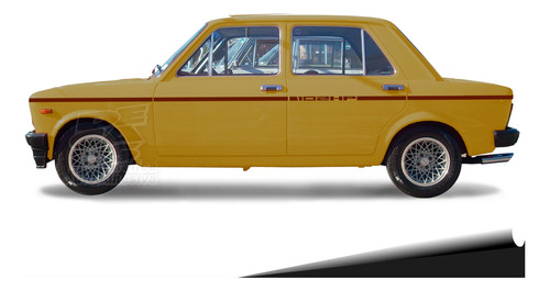 Calco Fiat 128 Iava 102hp 1 Color Juego Completo