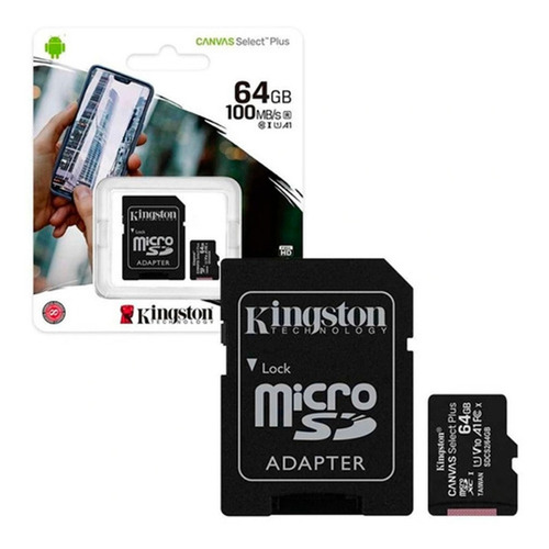 Kit De 25pz -memoria Microsd Kingston Canvas Select 64gb