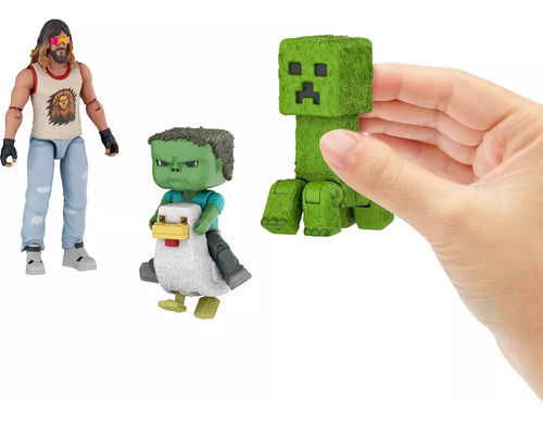 Minecraft Movie Pack 4 Figuras De Accion Woodland Mansion