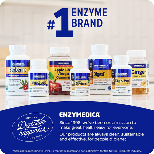 Enzymedica Digest Gold + Atpro, Fórmula Enzimática De Máxima