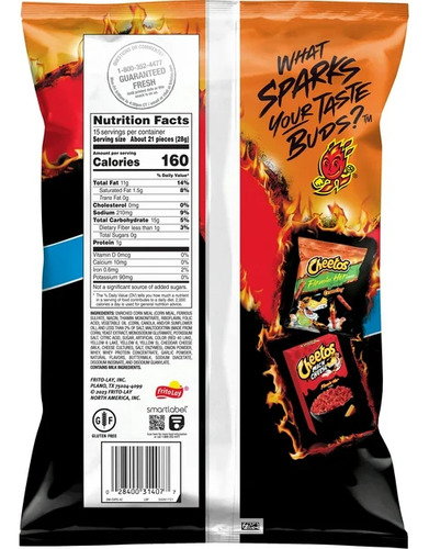 Cheetos Flamin' Hot Americanos (425 Gramos) Party Size