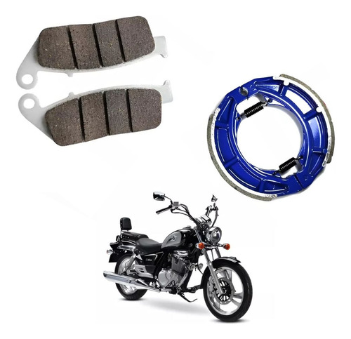Balatas Del Y Traseras Gz150 Suzuki Cal Jap (tras) Ca