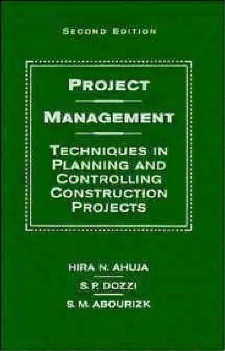 Project Management, De Hira N. Ahuja. Editorial John Wiley Sons Inc, Tapa Dura En Inglés