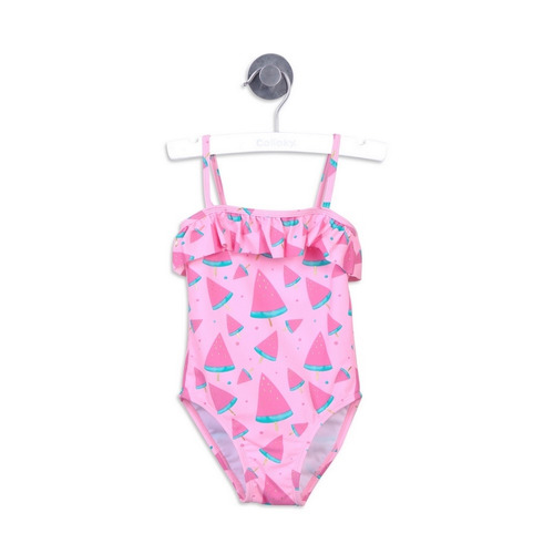 Traje De Baño Playa Fucsia Neon Girl Colloky