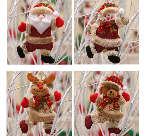 Colgante De Peluche Navideño Colgante De 32 Piezas, Decoraci