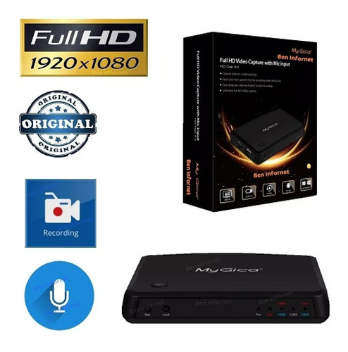 Placa Captura Gravador Pc Tv Hdmi Full Hd Cap X-2 1920p + Nf