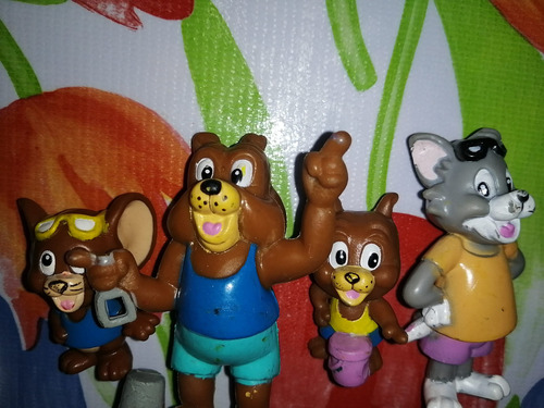 Tom Y Jerry Figuras Sonrics Vintage Set (Usado)