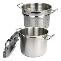 Comprar Olla A Vapor Winware 7.5 L , Acero Inoxidable , Con Tapa