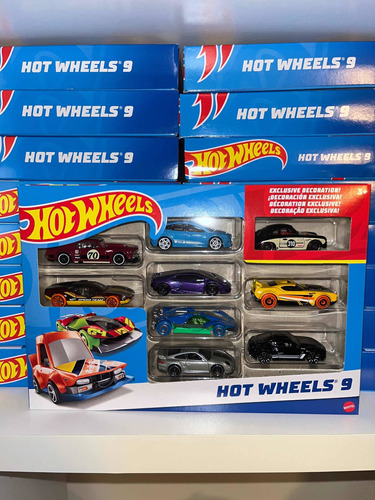 Carritos Hotwheels Set 9 Carritos Variados