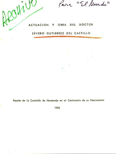 Homenaje A Severo Gutiérrez Del Castillo (mendoza 1966) 