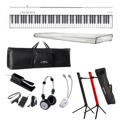 Piano Digital Roland Fp30x Wh Branco 88 Teclas+kit L.oficial