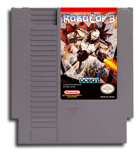 RoboCop-Cartucho de jogo para videogame NES, 1, 2, 3, RoboCop e