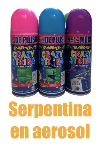 Spray Serpentina para Fiestas 🎉 - El Globero Rabinal
