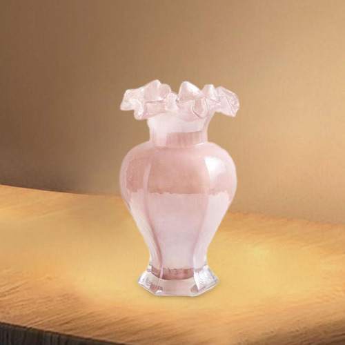 Florero De Vidrio, Florero Hidropónico Para , Rosa
