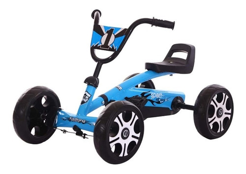 Go Kart Racing Con Pedales Azul 