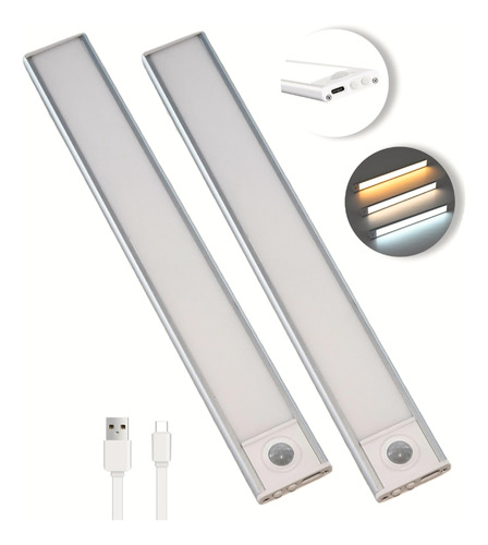 Luces Led Recargables Para Cocina, Dormitorio Y Escalera Paq