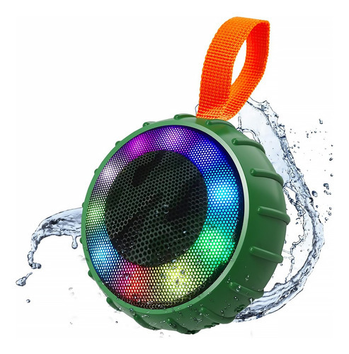 Caixa De Som Bluetooth Portátil Potente À Prova D'agua Inova Cor Verde