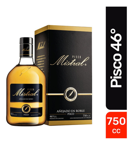 Pisco Mistral 46° 750cc