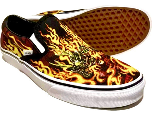 Vans Slip On Samurai Rising  9.5 Us