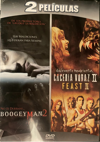 Caceria Voraz 2/ Boogeyman 2- 2 Peliculas Dvd En 1 Nuevo