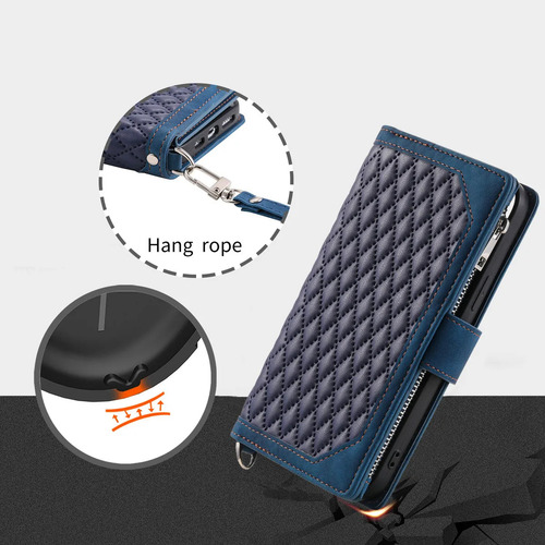 Funda Estilo Libro De Piel Sjk Con Cierre De Cremallera