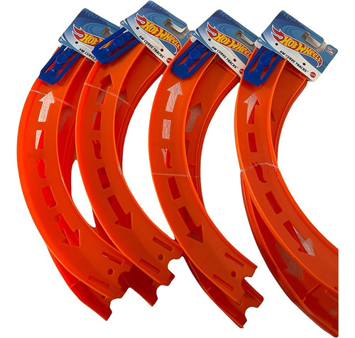 ~? Paquetes De Expansión Hot Wheels Curve Tracks ~ Incluye 8