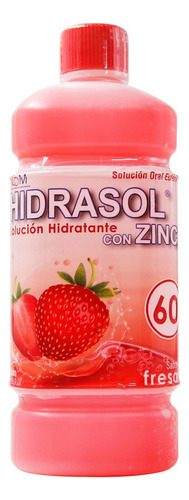 Suero Oral Hidrasol 60 Con Zinc Fresa 500 Ml