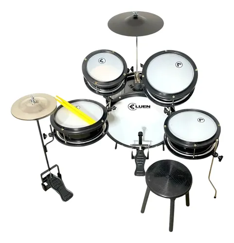 Bateria Infantil Profissional Luen Star Kids Com Chimbal | Frete