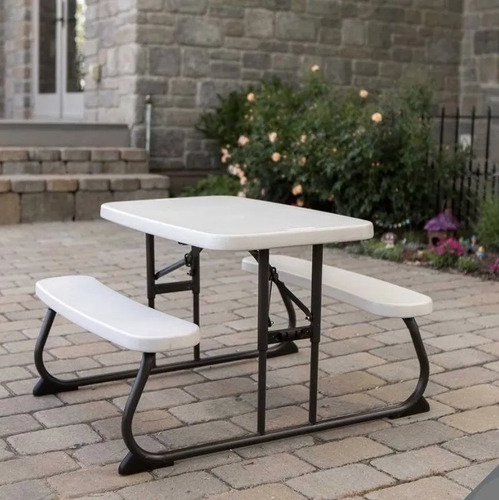 Mesa Con Bancas Plegable Para Niños Lifetime Interior O Ext1