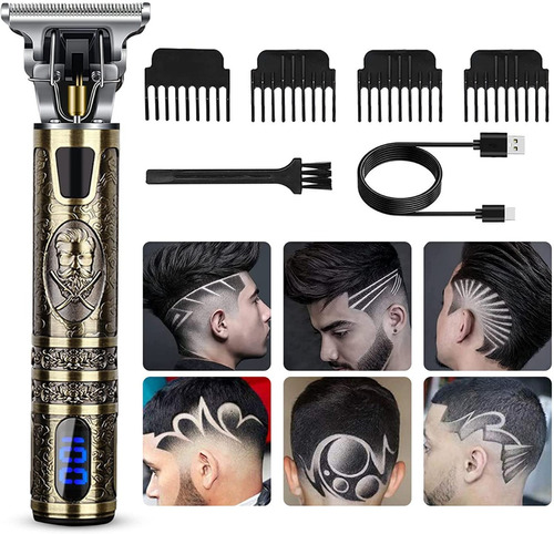 Maquina Afeitar Cabello Barba Patillera Inalambrica T9