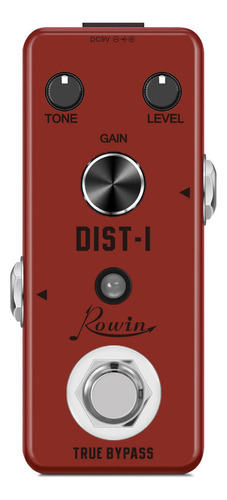 Aa Pedal De Efectos De Distorsión Rowin Para Guitarra,