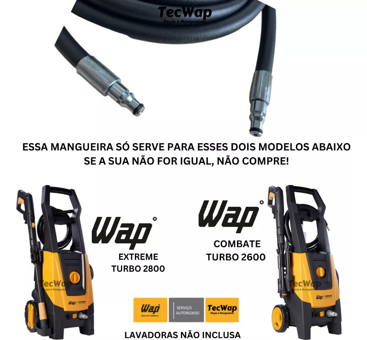 Terceira imagem para pesquisa de mangueira wap combat turbo 2600