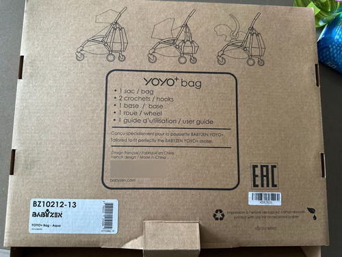 Bolso Para Coche Babyzen Yoyo - Aqua (Usado)